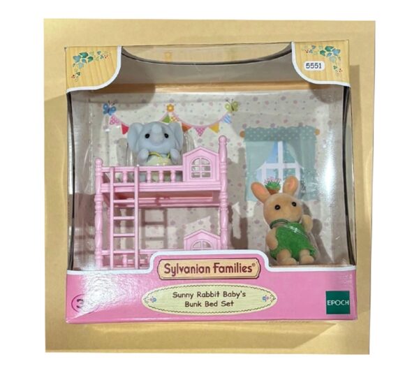 Sylvanian Families Sunny Rabbit Baby’s Bunk Bed Set