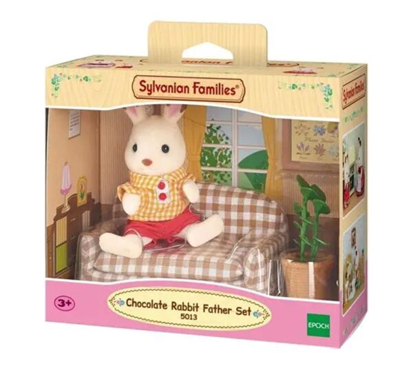 Sylvanian Families Chocolate Rabbit Father Set